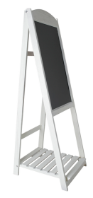 Chalkboard Display Sign (Color: White & Black)