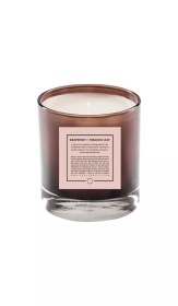 11 oz. Soy Candle (Color: Grapefruit / Tobacco Leaf, size: One Size)