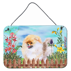 Pomeranian Accent Decor (Color: Pomeranian, size: 8 x 12)