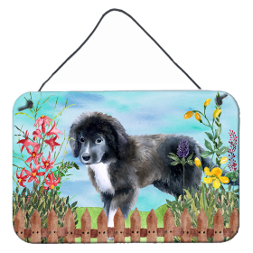 Newfoundland Puppy Accent Decor (Color: Newfoundland Puppy, size: 8 x 12)