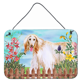 Afghan Hound Accent Decor (Color: Afghan Hound, size: 8 x 12)