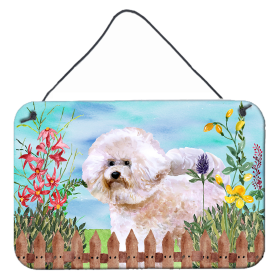 Bichon Frise #2 Accent Decor (Color: Bichon Frise #2, size: 8 x 12)