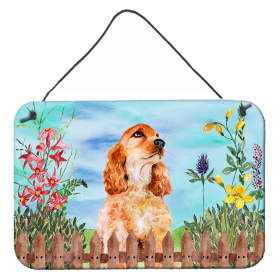 Cocker Spaniel Accent Decor (Color: Cocker Spaniel, size: 8 x 12)