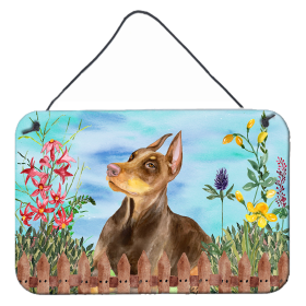 Doberman Pinscher Accent Decor (Color: Doberman Pinscher, size: 8 x 12)