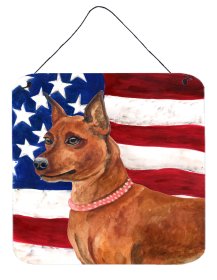 Miniature Pinscher Wall or Door Hanging Prints (Color: Miniature Pinscher, size: 6 x 6)