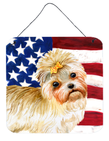 Morkie Wall or Door Hanging Prints (Color: Morkie, size: 6 x 6)