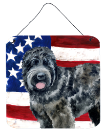 Black Russian Terrier Wall or Door Hanging Prints (Color: Black Russian Terrier, size: 6 x 6)