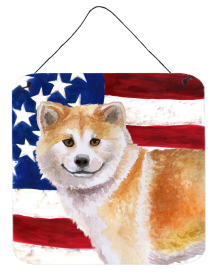 Shiba Inu Wall or Door Hanging Prints (Color: Shiba Inu, size: 6 x 6)