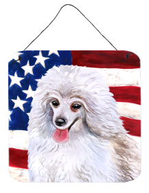 Poodle - Medium Wall or Door Hanging Prints (Color: Poodle - Medium, size: 6 x 6)