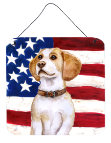 Beagle Wall or Door Hanging Prints (Color: Beagle, size: 6 x 6)