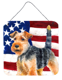 Welsh Terrier Wall or Door Hanging Prints (Color: Welsh Terrier, size: 6 x 6)