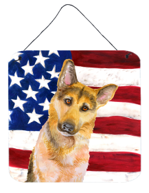 German Shepherd #2 Wall or Door Hanging Prints (Color: German Shepherd #2, size: 6 x 6)