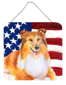 Sheltie/Shetland Sheepdog Wall or Door Hanging Prints (Color: Sheltie/Shetland Sheepdog, size: 6 x 6)