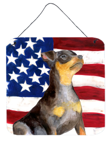 Miniature Pinscher #2 Wall or Door Hanging Prints (Color: Miniature Pinscher #2, size: 6 x 6)