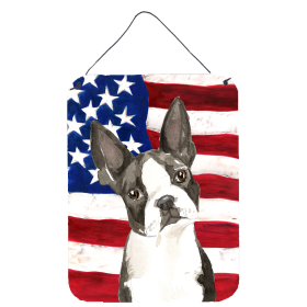 Boston Terrier Accent Decor (Color: Boston Terrier, size: 12 x 16)