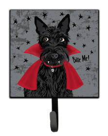 Halloween Leash or Key Holder (Color: Halloween Vampire Scottie, size: 4.25 x 7)