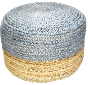 Jute Pouf (Color: Natural)