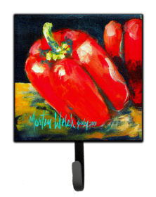 Vegetables Leash or Key Holder (Color: Vegetables - Bell Pepper Two Bells, size: 4.25 x 7)