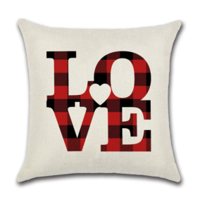 Valentines Day Throw Pillow Covers (Color: 1, size: 18"x18")