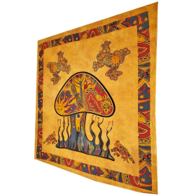 Purple Celtic Tree Of Life Tapestry (Color: Red, size: 90" x 80")