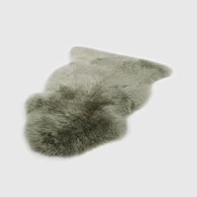 MODERN SHEEPSKIN SINGLE PELT RUG (Color: SAGE GREEN, size: SAGE GREEN)