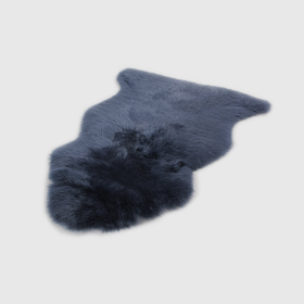 MODERN SHEEPSKIN RUG (Color: INDIGO, size: INDIGO)