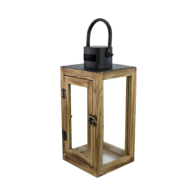 Rustic Woodland Lantern (Color: wood)