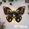 Wooden Wall Shelf Home Decoration Organizer Moon Butterfly Cat Bedroom Room Decor Storage Rack Wall-mount Display Stand Shelves