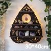 Wooden Wall Shelf Home Decoration Organizer Moon Butterfly Cat Bedroom Room Decor Storage Rack Wall-mount Display Stand Shelves