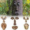 1pc Funny Tree Faces Decor; Old Man Tree Face Decoration; Yard Art