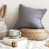 Linen Throw pillow;  18x18 inch Linen Accent Pillow